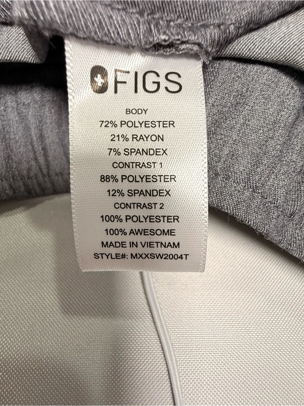 NWT FIGS Men’s Tansen Jogger 2.0 Tall Scrub Pants Graphite Small